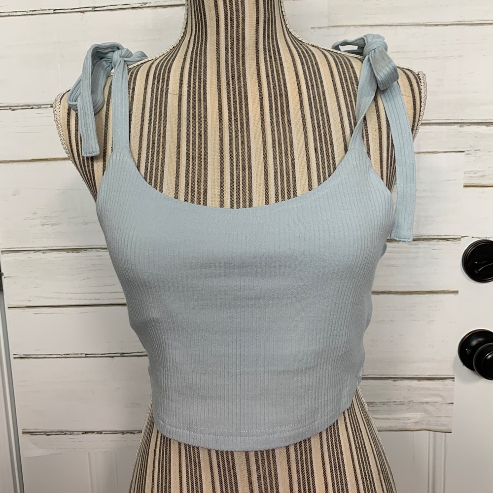 Crop top and matching skirt set